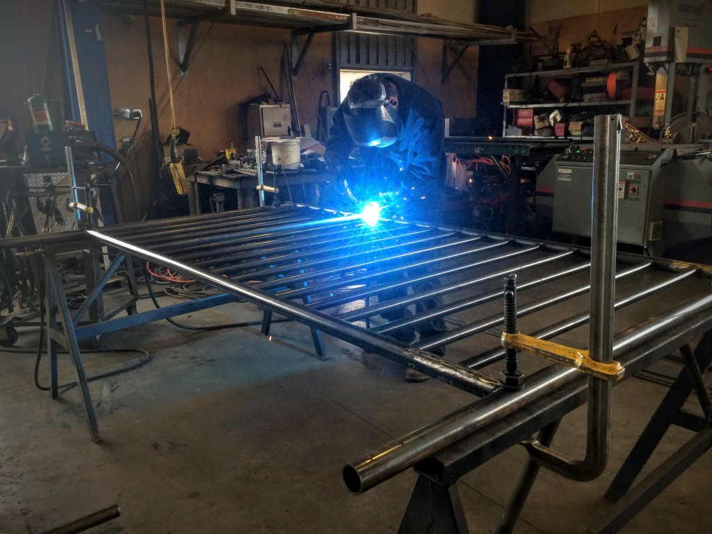 Pro Weld Exterior Metal Handrail in Medford Oregon Area