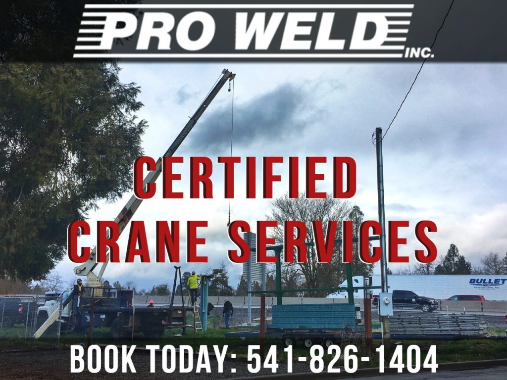 Crane service rental and welding